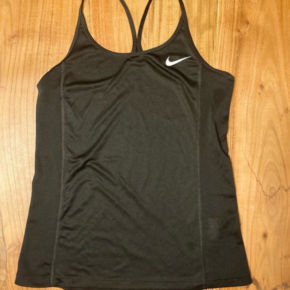Nike Spaghetti Strap Racer Back Work-Out Top DRI-FIT - Picture 1 of 7